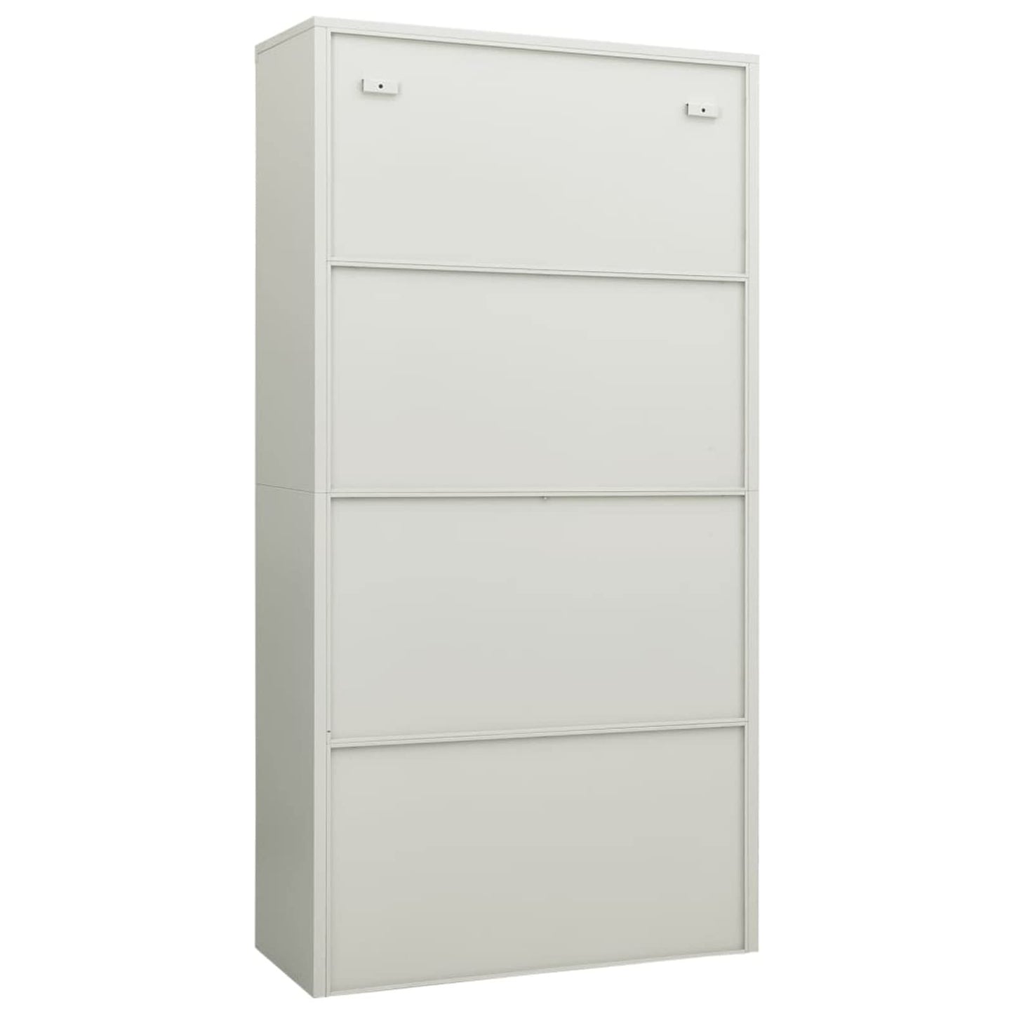 Homgoday Armario con estantes gris claro, 90 x 40 x 180 cm, de acero, armario ropero, estantes para armario, armario interior, muebles de jardín, escobero para baño, decoración de muebles